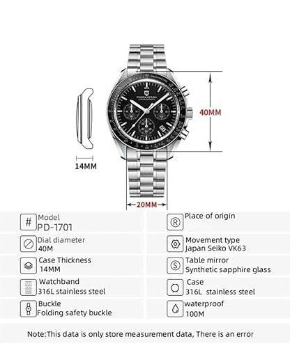 Men Silver Stainless Steel Strap Watch