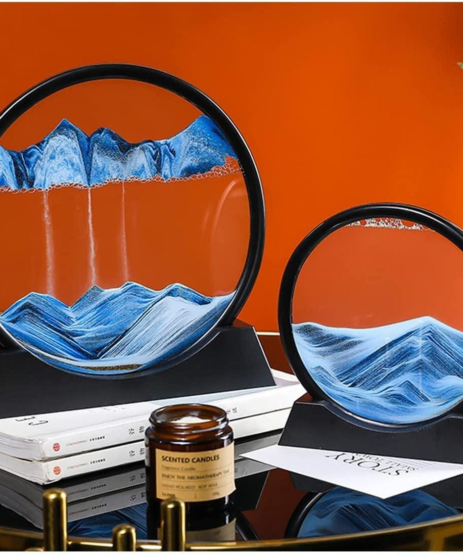 Relaxing Kinetic Sandscape Art Table Desk