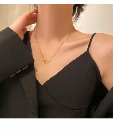 Diamond Stainless Steel Necklace