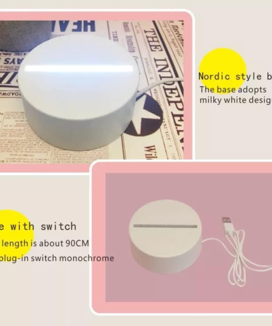 Acrylic Message Board Light LED Night Light, Personalized Night Light, Childs Playroom, Gift for Kids