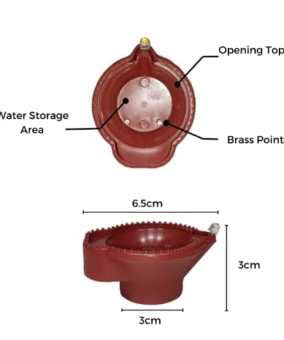 LED Light Water Sensor Diyas Plastic with, Ambient Lights, (Pack of 6/12/18/24)
