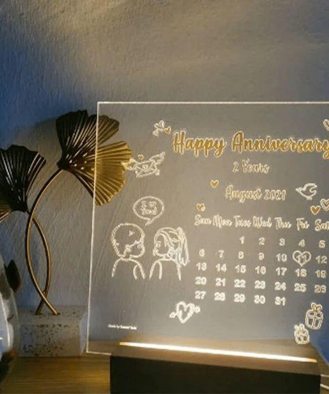 You And Me Writing Lamp