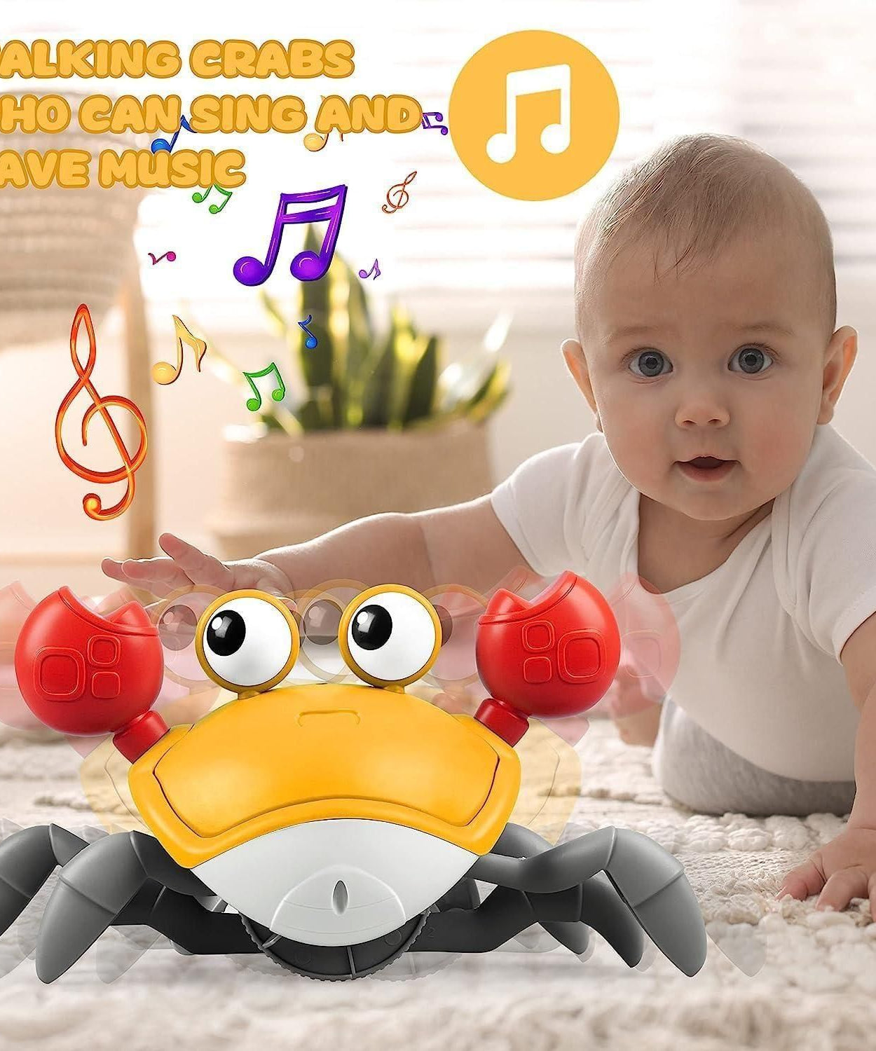 Cute Dancing Crab Toy with USB Rechargeable