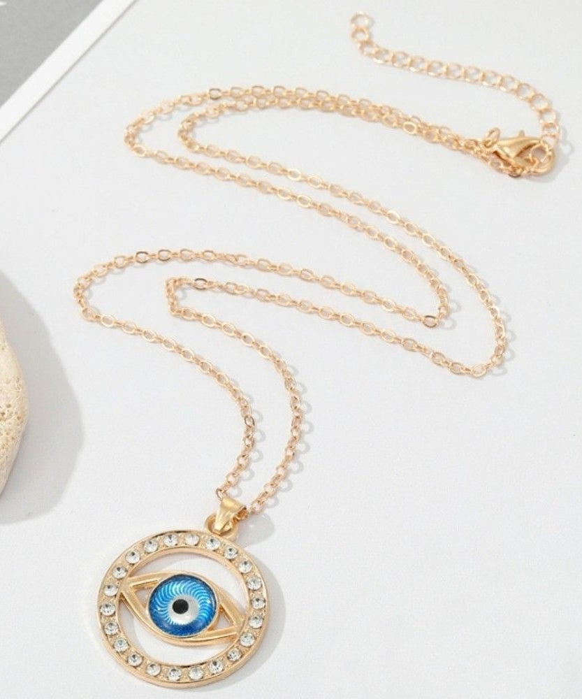 Fashionable EvilEye Stylish Fashion Necklace for Girls & Women
