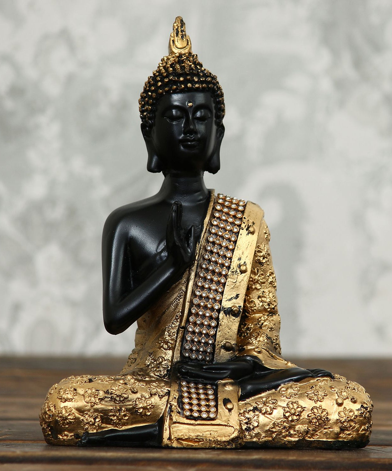 eCraftIndia Handcrafted Meditating Blessing Buddha