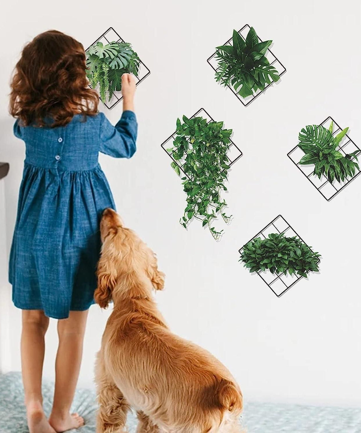 Leaves Design Vinyl  Wall Sticker (Set of 5)