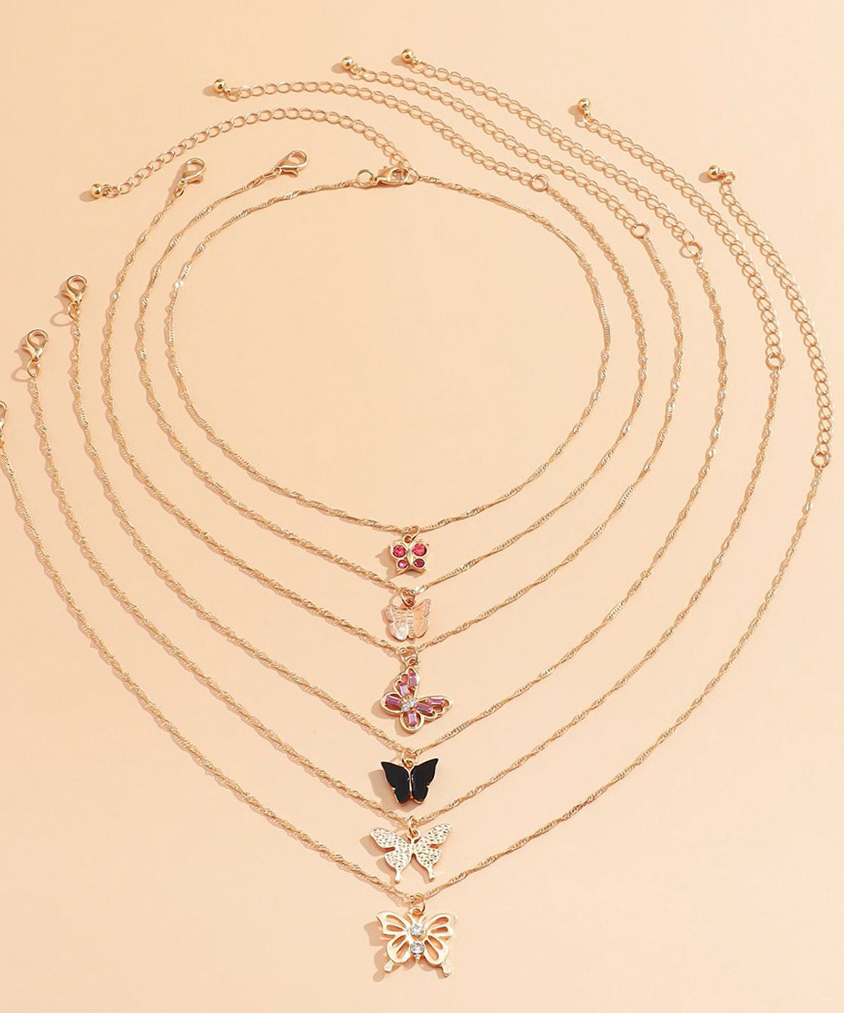 Combo Pack Of Necklace with Pendant(Pack Of 6)