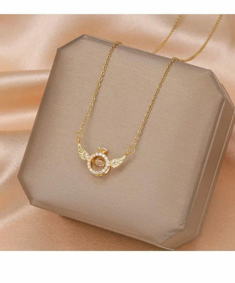 Diamond Stainless Steel Necklace