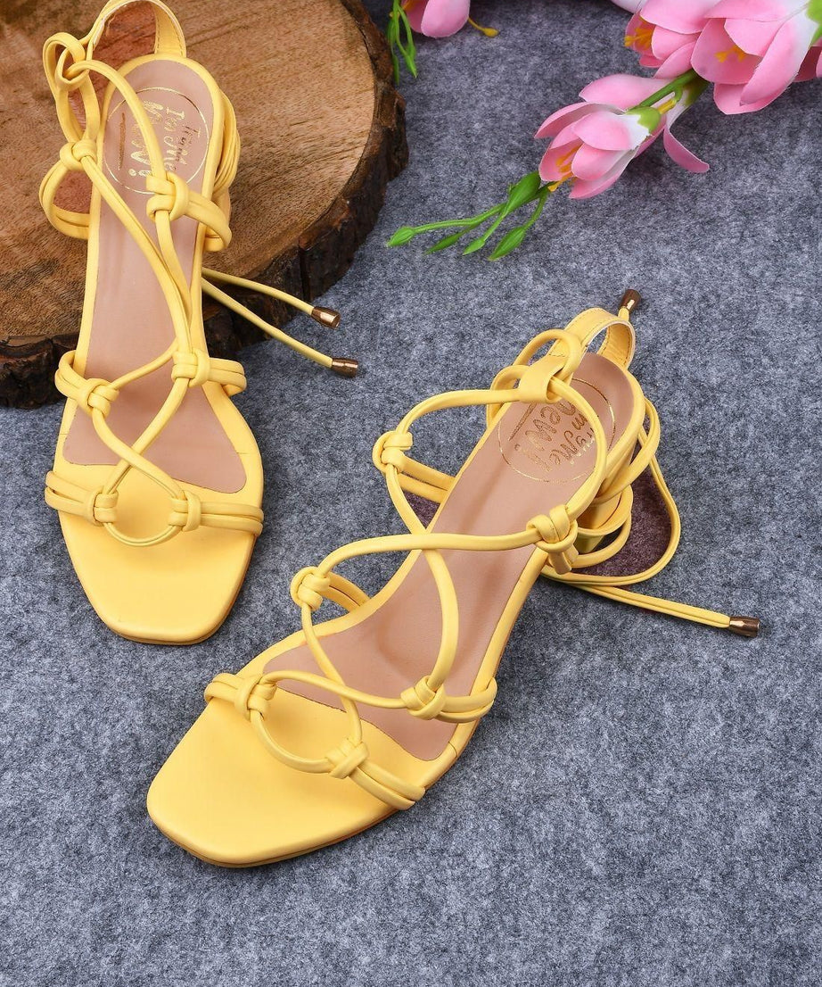 Comfort Block Heel Bellies Sandal For Women's