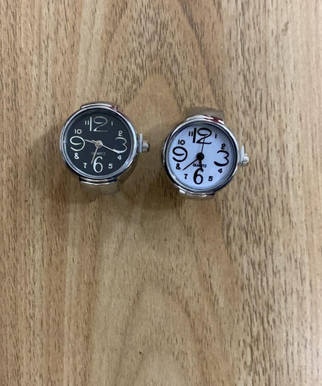 Women's Men's Ring Watch Analogue Quartz on Finger Watch Ring