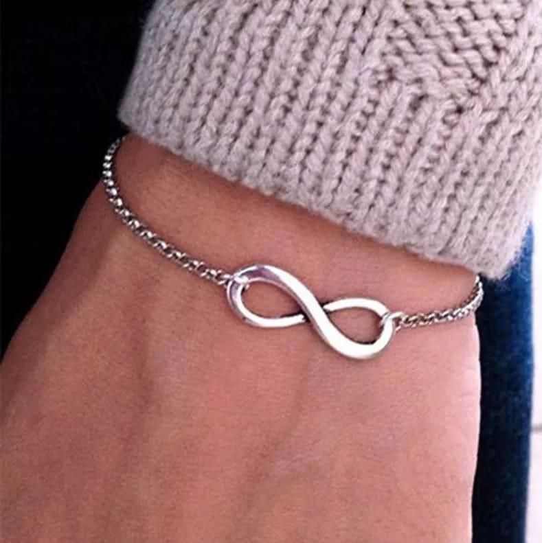 JEWELS Shinning Infinity Bracelet For Women and Girls