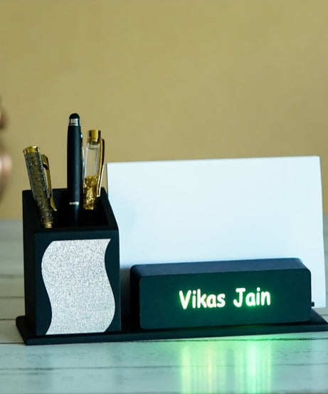 Customized LED pen stand
