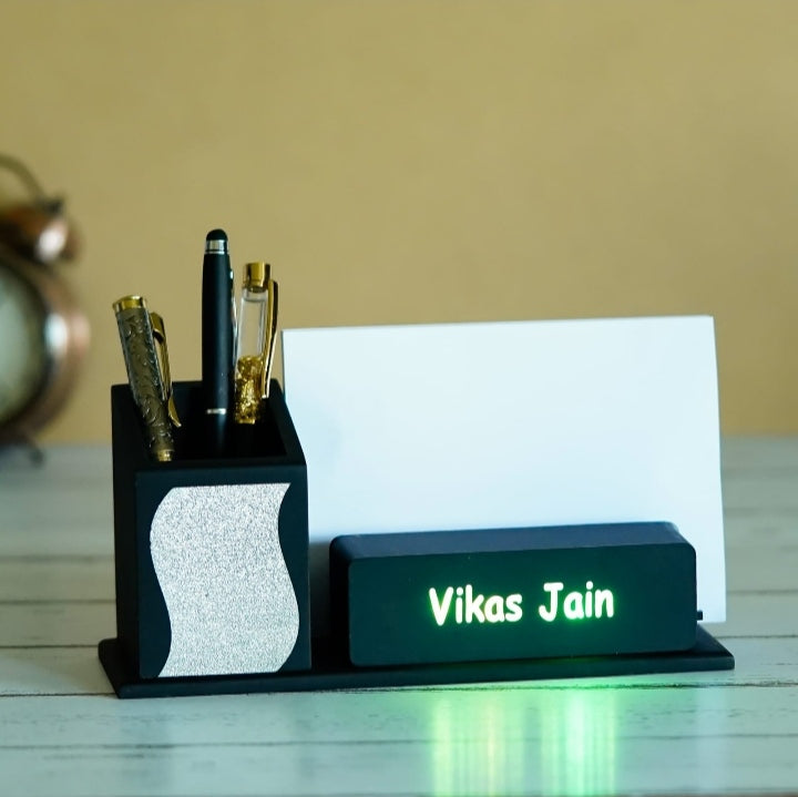 Customized LED pen stand
