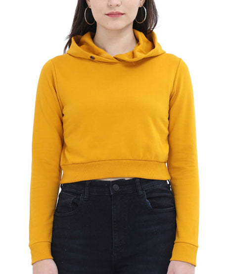 Front Customized Crop Hoodies